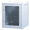 Masterlan 12U-64-AA1-G-XSZ, 19" RACK Wall Cabinet 12U/400 mm, Glass Door