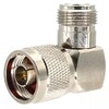 EZ-NM2NFRA, N-Type Male to N-Type Female Right Angle Adapter