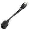 EZ-POEPS04, 10/100M Passive PoE Splitter, Cat.5 - Black