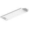 FS-A1-150-G, Fixed Perforated Shelf. 1U, 19", 150mm, Load 15kg, Gray