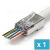 EZ-RJ456S-PT - Cat.6, Shielded Perforated Connector - 1 pc