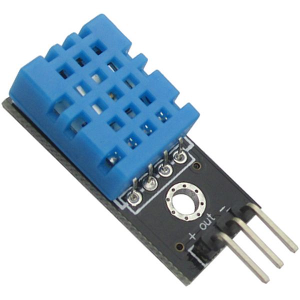 Temperature Humidity Sensor Module DHT11 With PCB, 0 to 100% RH